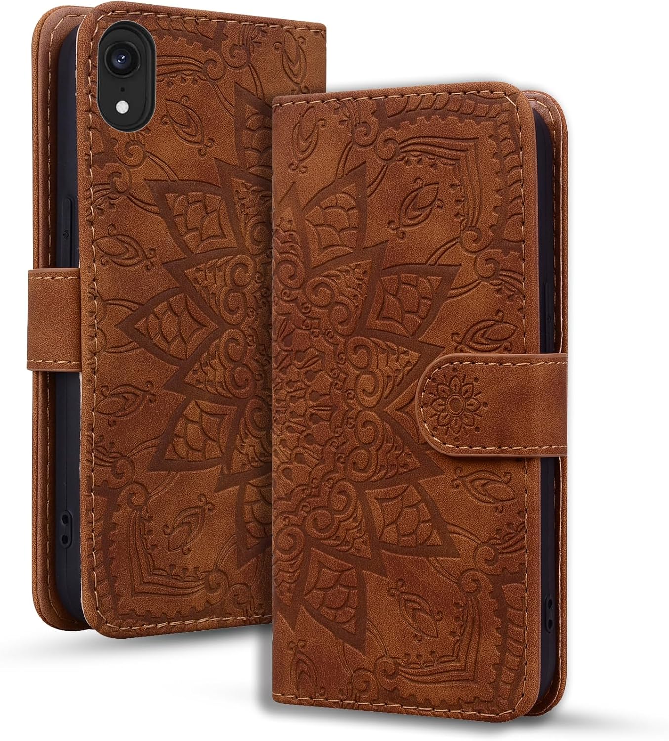 Vaitasy Wallet Phone Case for iPhone XR Premium PU Leather Wallet