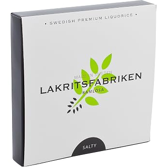 Raml sa Lakritsfabriken Liquorice from Sweden Salty Gift Pack 150g
