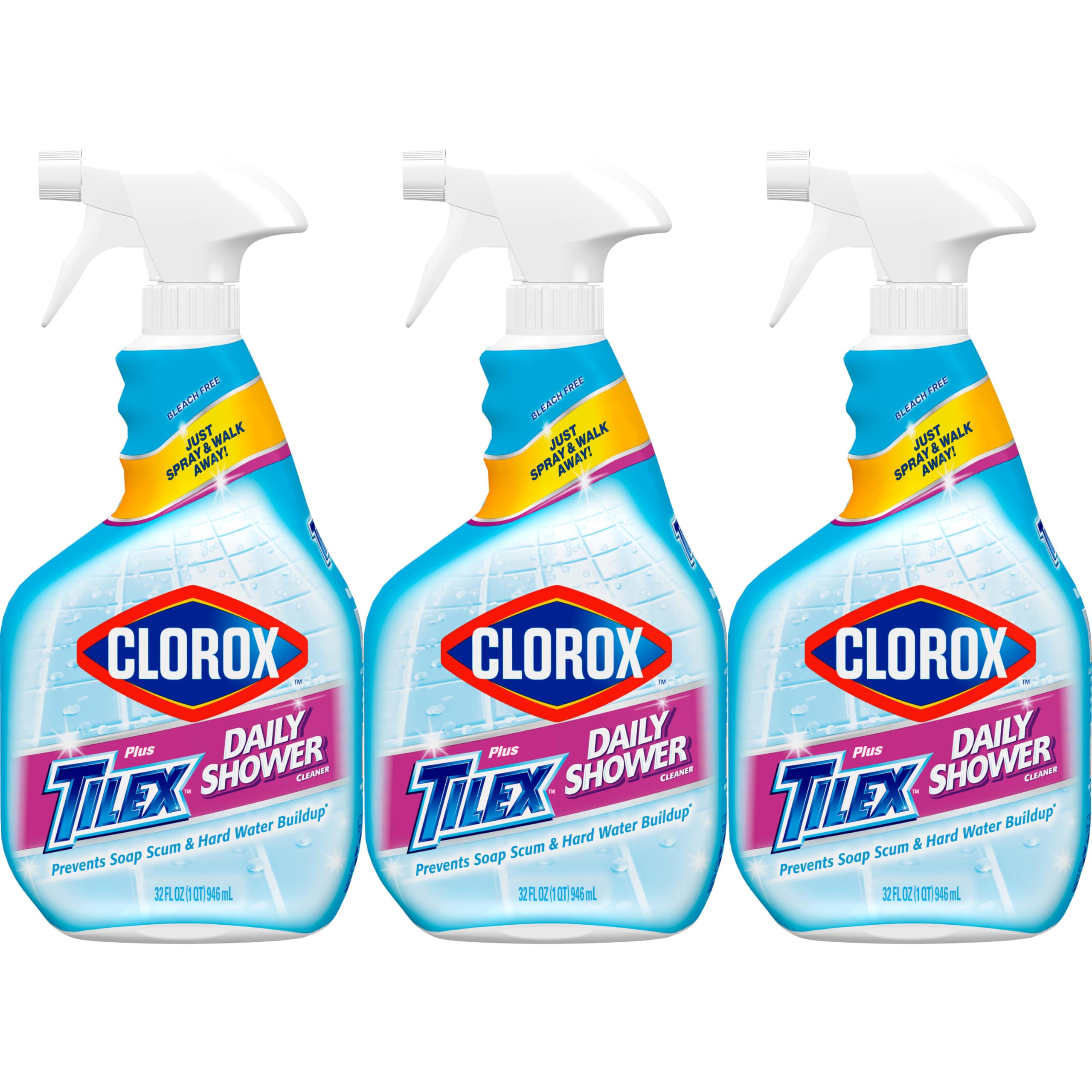 サチです₊⁎⁺˳✧༚ Amazon.com: Clorox Plus Tilex Daily Shower Cleaner, 32 Fluid Ounce