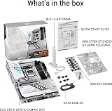 ASUS ROG Strix X870-A Gaming WiFi, AMD ATX motherboard, 16+2+2 power stages, DDR5 slots, four M.2 slots, PCIe 5.0 with full support for next-gen GPUs, WiFi 7, USB 20Gbps w/ PD 3.0 up to 30W - 6