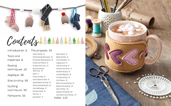 English edition Sewing for Christmas: 30 gorgeous projects for the festive season in use