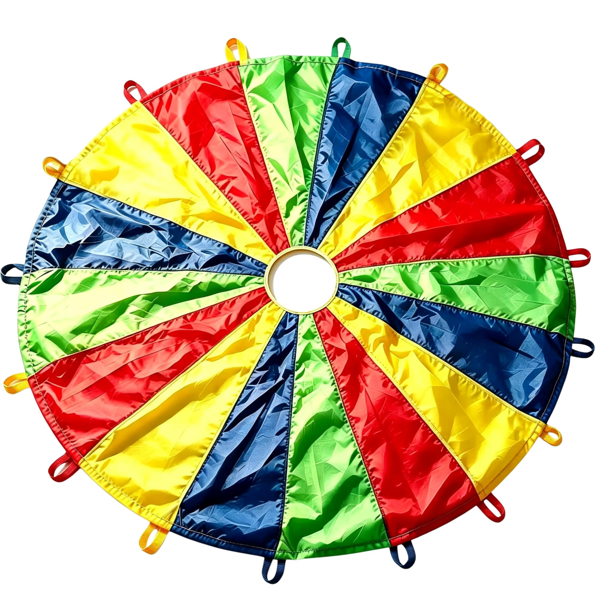 SPINFOX Parachute for Kids - 6ft 10ft 20ft, Indoor/Outdoor Kids Toy Game