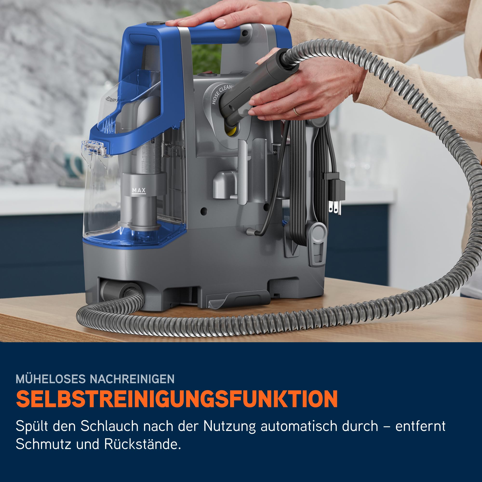 Vax SpotWash Duo Fleckenreiniger – Teppich- und Polsterreiniger Gerät mit Haustier-Aufsatz, Zubehör für die tägliche Reinigung, Multi-Oberflächen-Düsen und Reinigungslösung