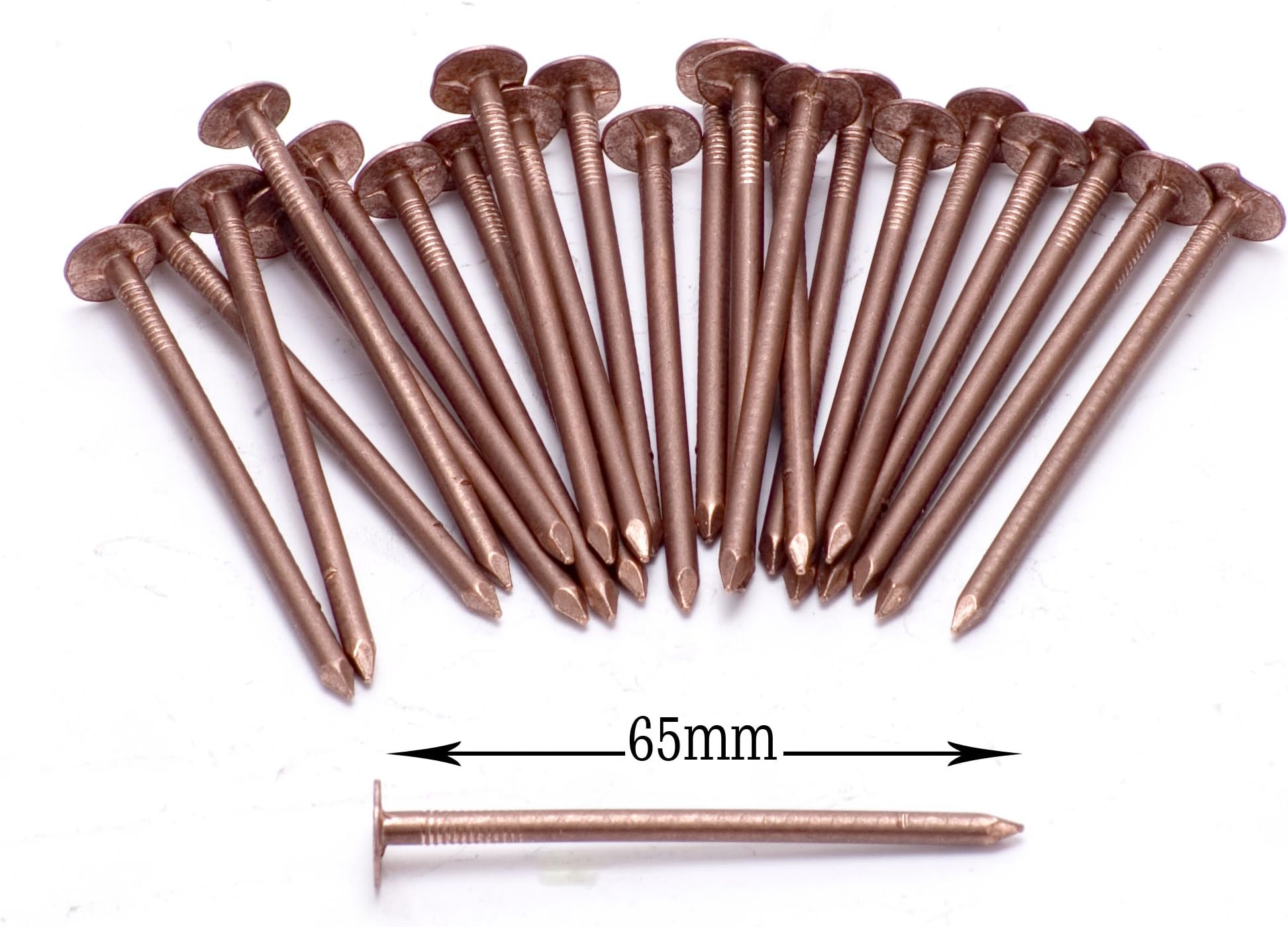 Kupfer Baum Copper Nails Tree Stump Killer, 10 x Very Large 65 mm