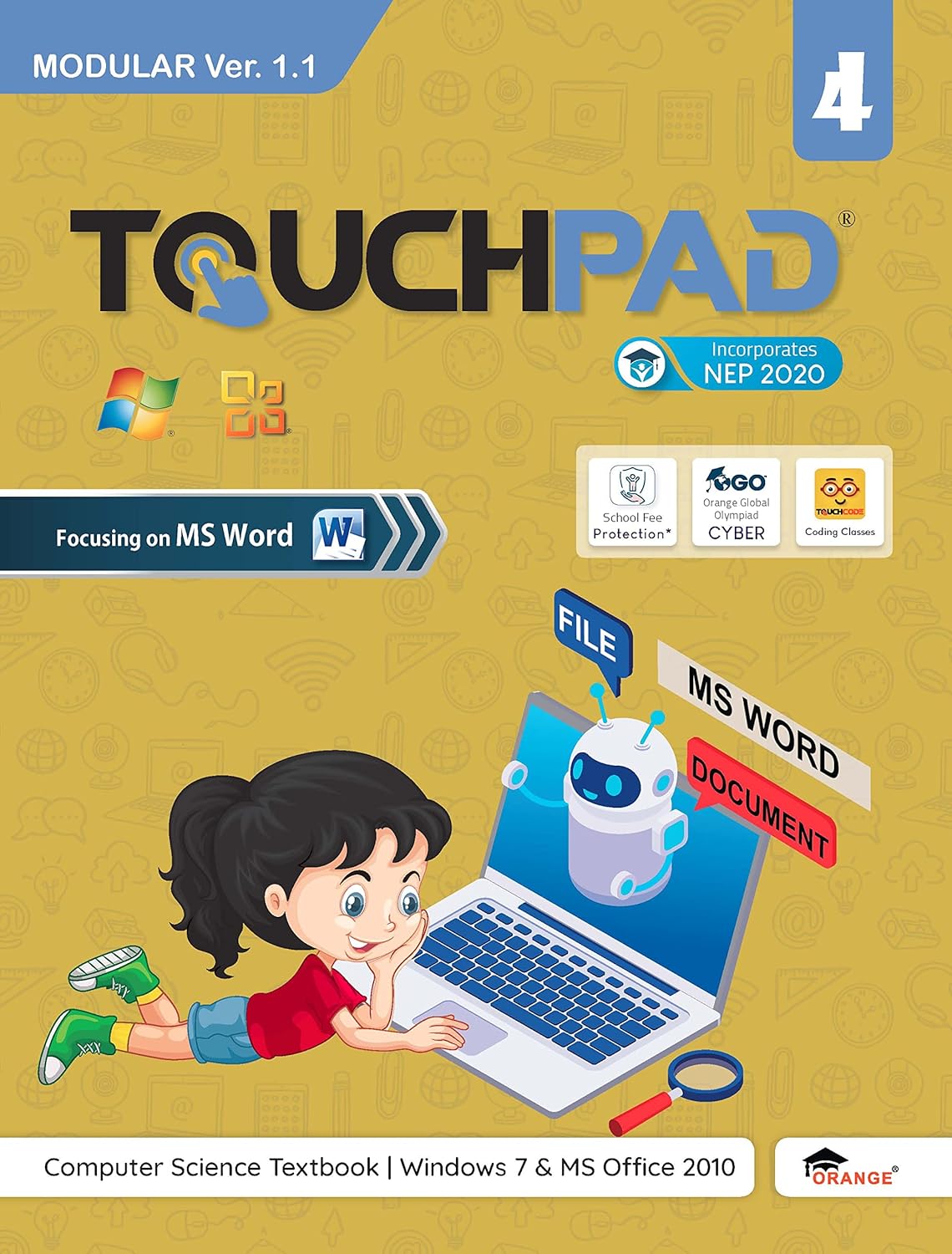 Touchpad Modular Ver 1.0, Activity Based Computer Book for Class 4