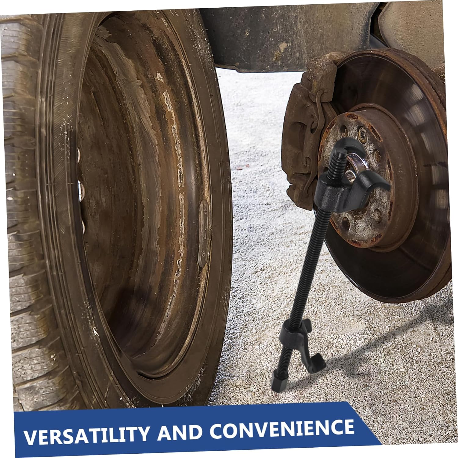 Luxshiny 2pcs Coil Spring Compressor Tool Heavy Duty Automotive Repair Tool for Removal Fit for Various Models Durable Construction