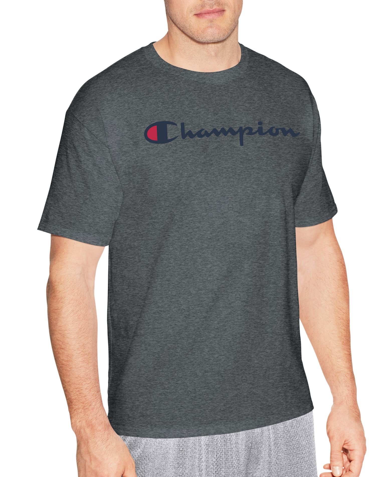 Men's Classic Graphic Short Sleeve T-Shirt, Script Logo (Reg. Or Big & Tall)