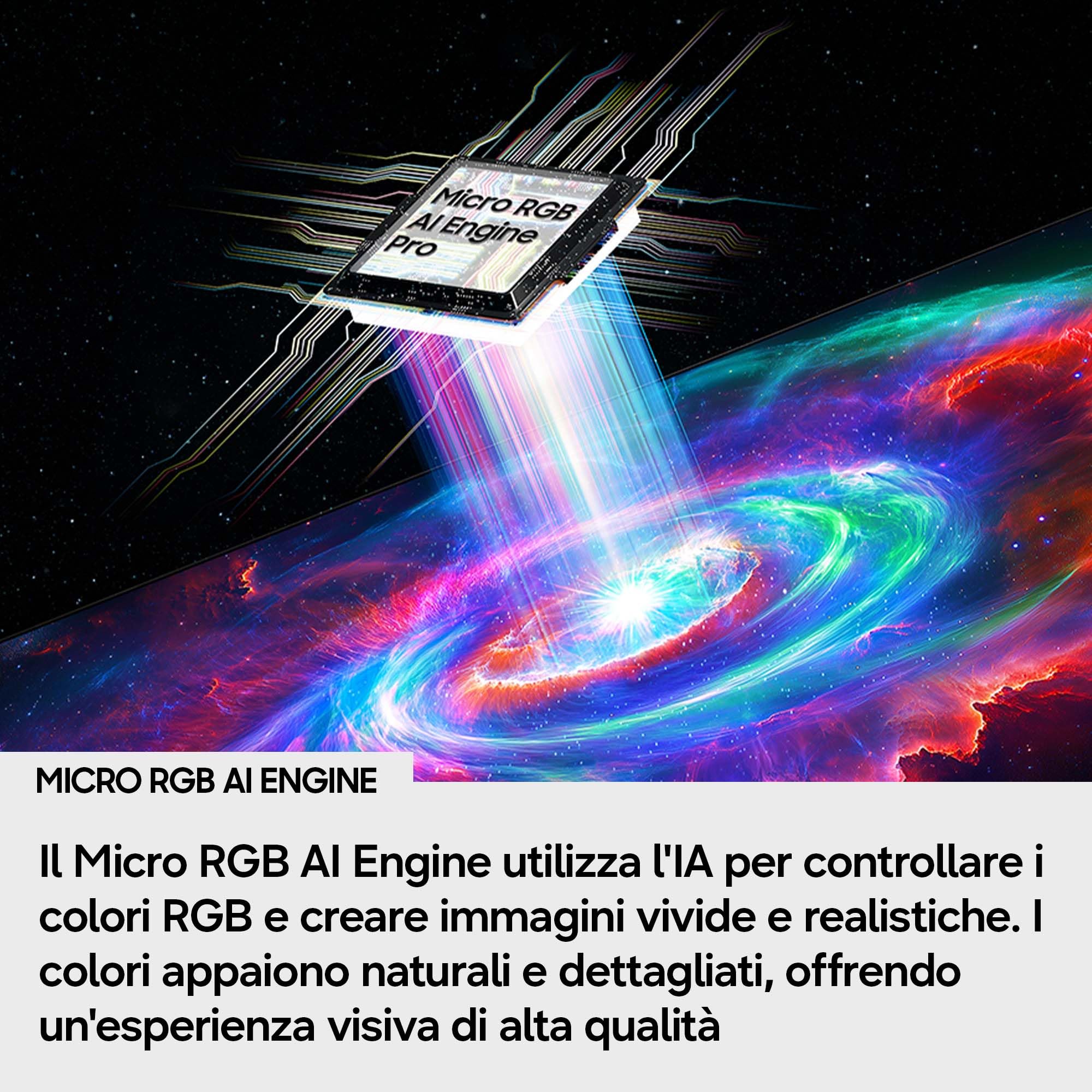 Samsung Smart TV 55" MRE55R85HATXZT Micro RGB 4K Vision Glare Free, HDR10+, Motion Xcelerator 144Hz, Dolby Atmos, Super Picture Enhancer, Vision AI, Alexa Built-in, PACCHETTO INTRATTENIMENTO, 2026