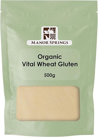 Organic Vital Wheat Gluten 500g by Manor Springs