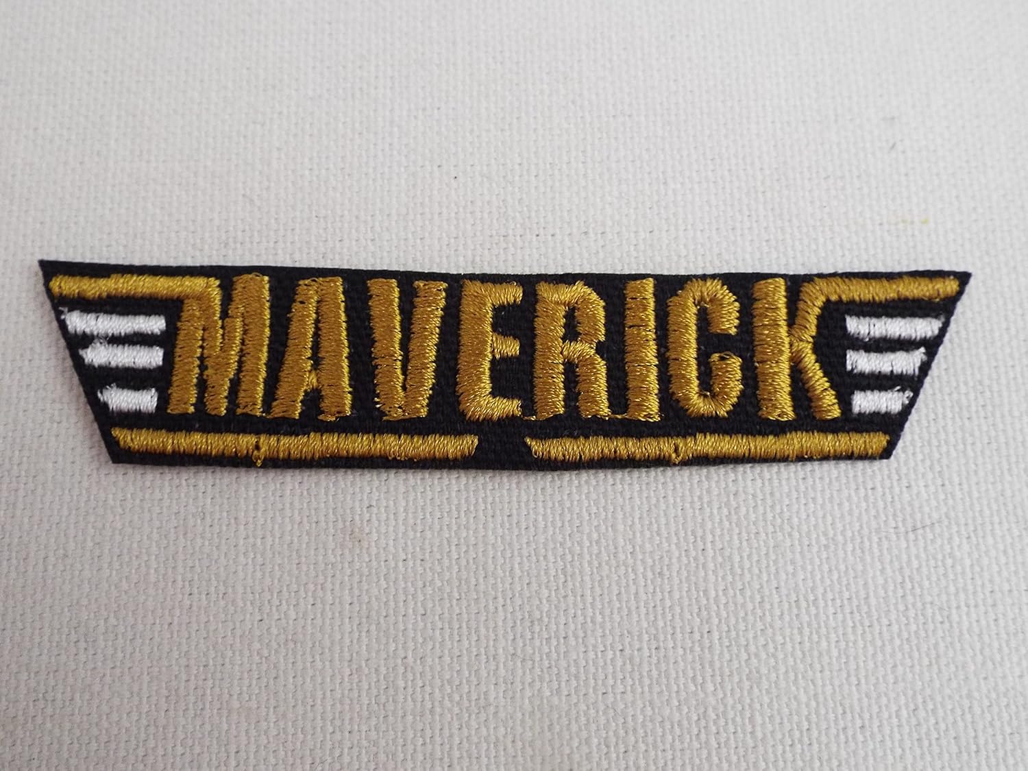 Maverick Nameplate Embroidery Iron-on Patch