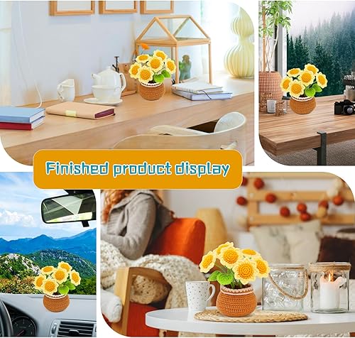 Miniatura 14 de conokata Kit de ganchillo para principiantes, para adultos y niños, adolescentes, perros animales, tutorial en video paso a paso, para amantes