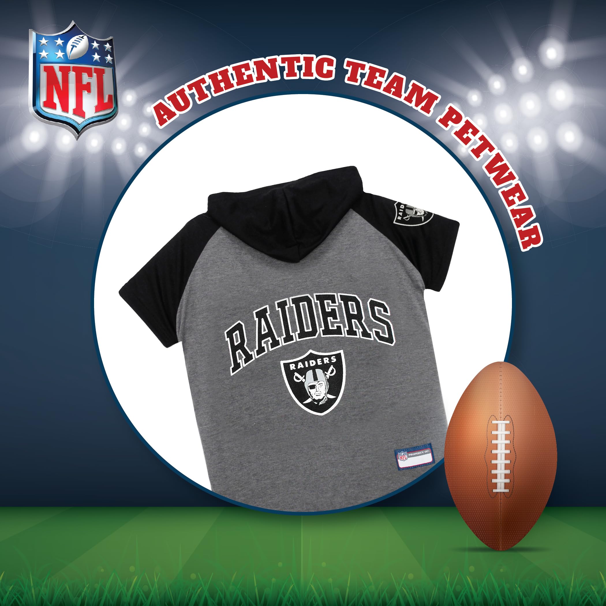 Amazon.com : Pets First NFL Oakland Raiders Hoodie for Dogs & Cats 