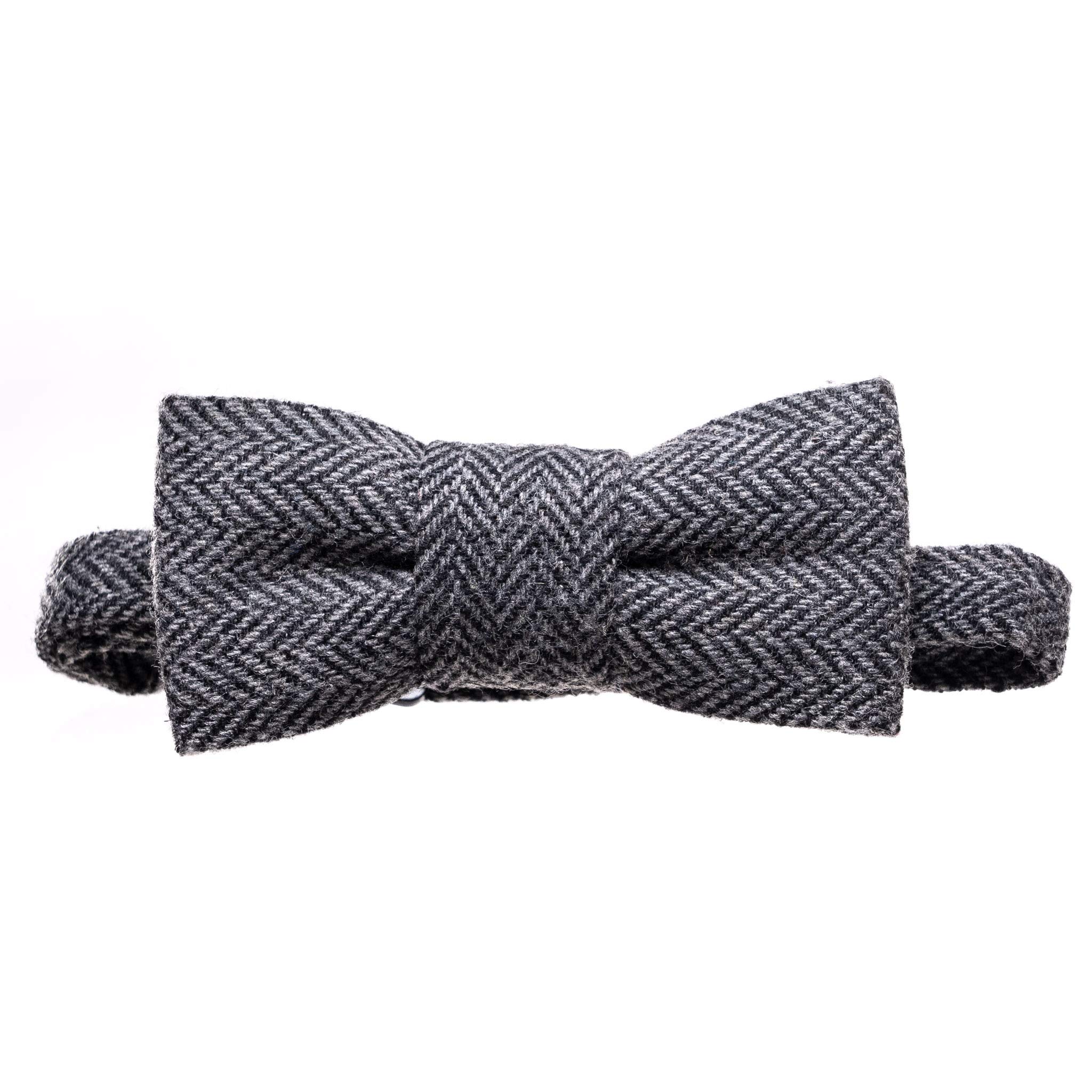 Baby-Mützen und Fliege, einfach oder Sets - Grau - XX-Small