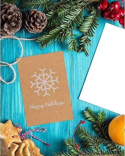 Miniatura 3 de Tarjetas de felicitación, "Merry Christmas" con sobres incluidos