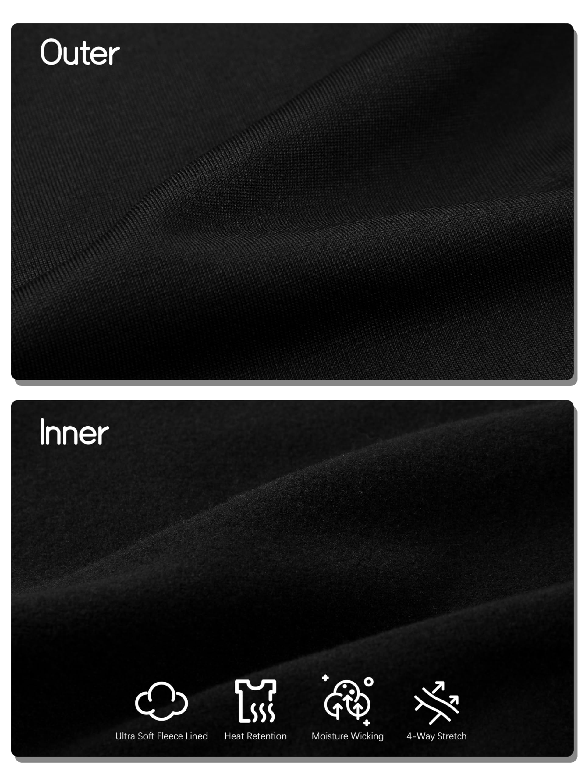 VZV 2T-6Y - Conjunto de ropa interior térmica para niños pequeños, capa