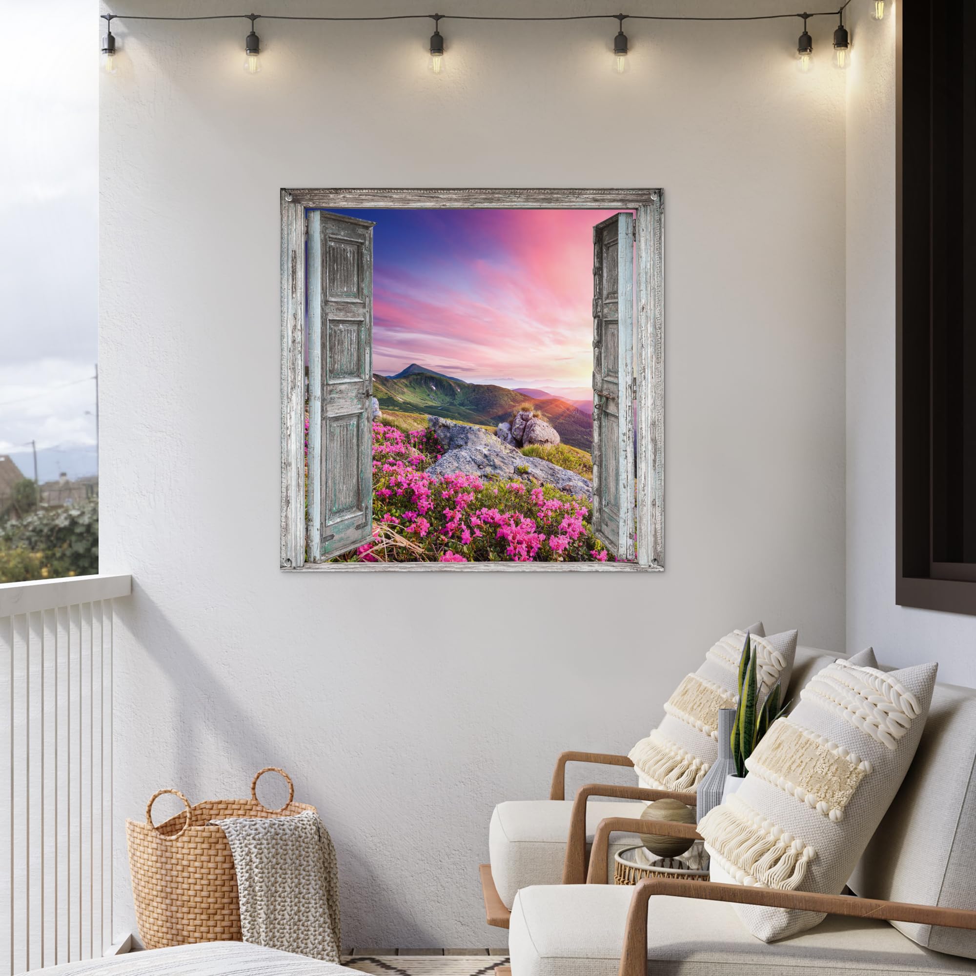 MuchoWow© Deco Jardin Posters Décoratifs Extérieur Terrasse Mur Déco
