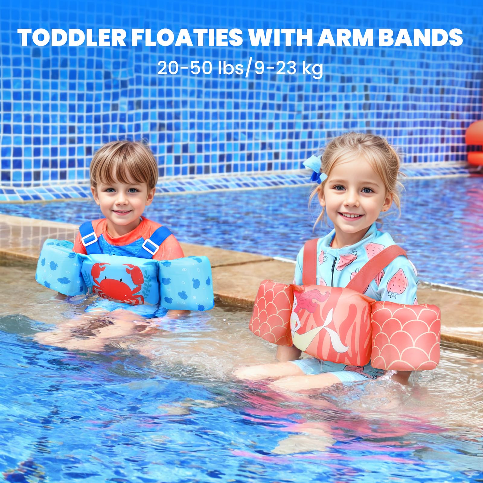 Giubbotto Da Bagno Galleggiante Per Bambini - Neoprene | UV50+ | 2-7 Anni | Nuoto Sicuro - Foto 10