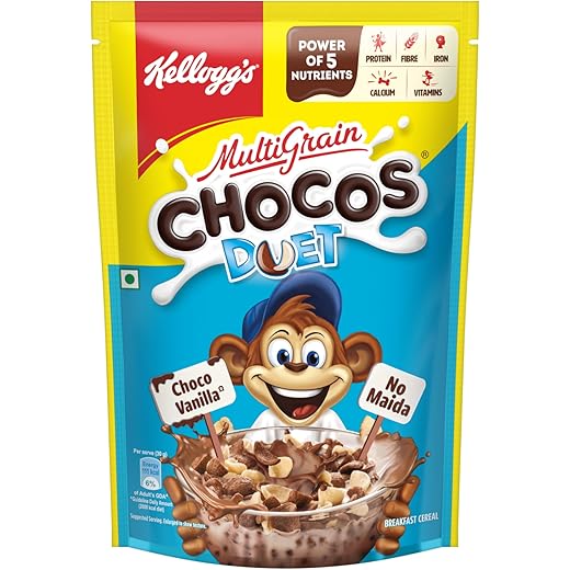 Kelloggs Multigrain Chocos Duet 375g