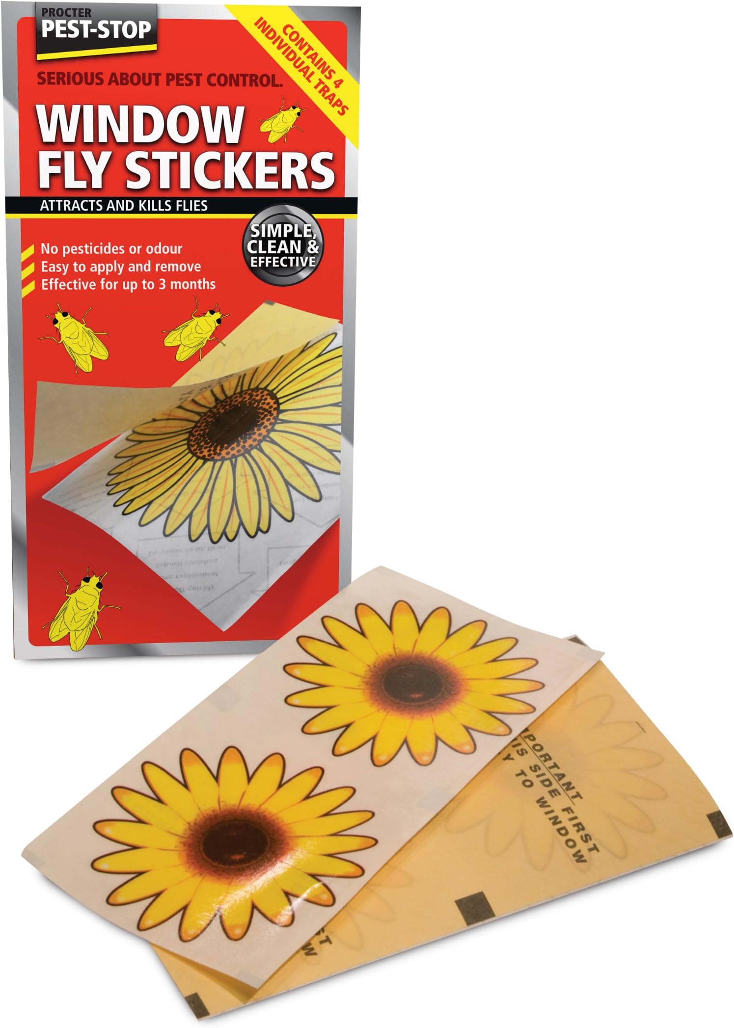 Window Fly Stickers (20 x 4 pack)