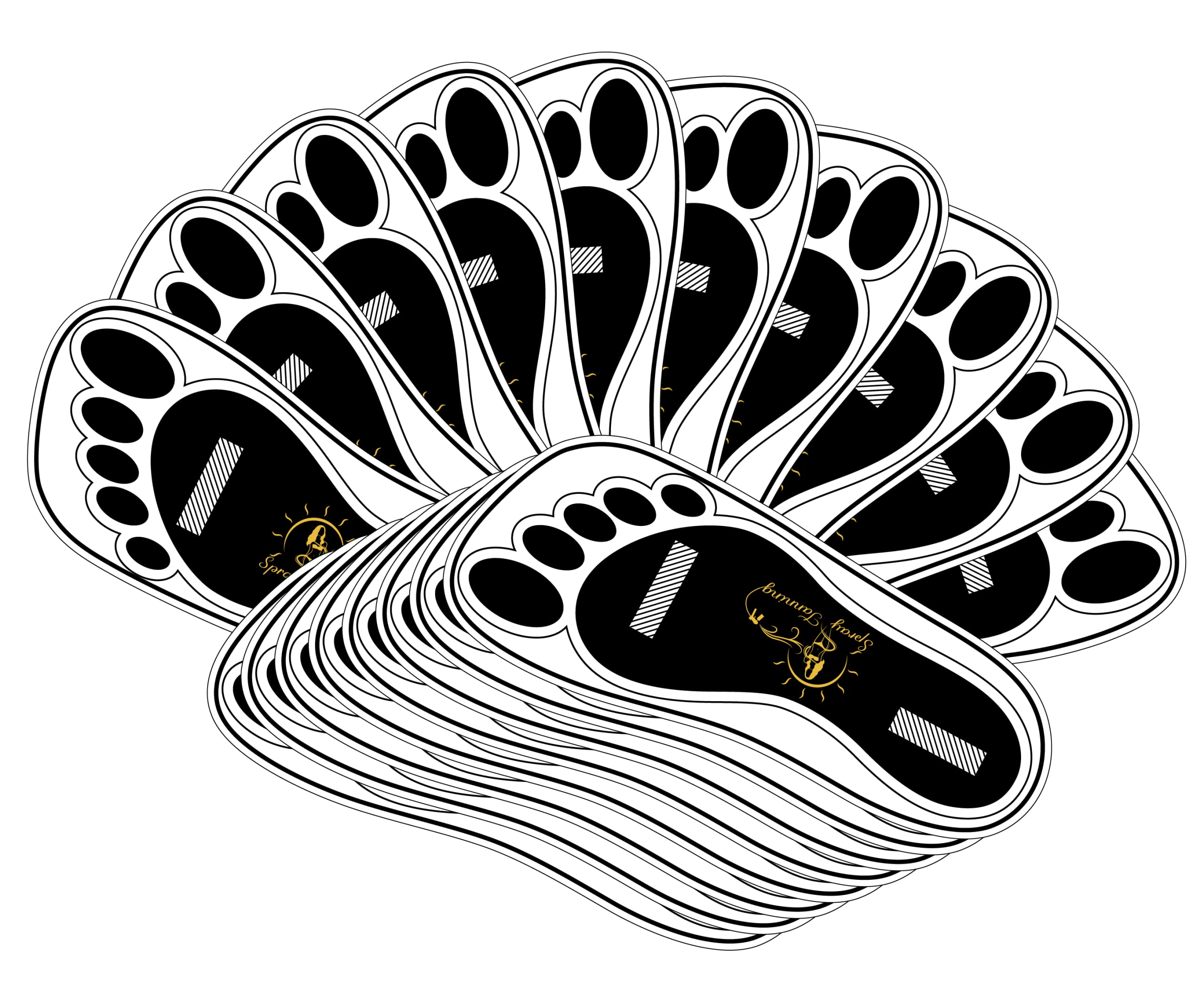 120Pairs(240Feets) Disposable Stick Spray Tanning Feet Pads Perfect for preventing spray tan solution,Deluxe & Hygienic Spray Tan Feet Pads-Ideal for Salons and Spas or Home,Easy to Apply