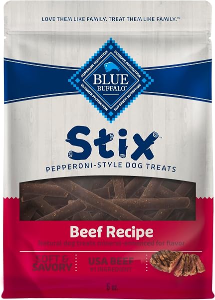 Blue Buffalo Stix Natural Soft-Moist Dog Treats, Chicken Recipe 13-oz Bag