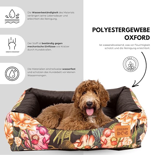 Foto 3 de 8 de Cama para perros y gatos (XL, flores)