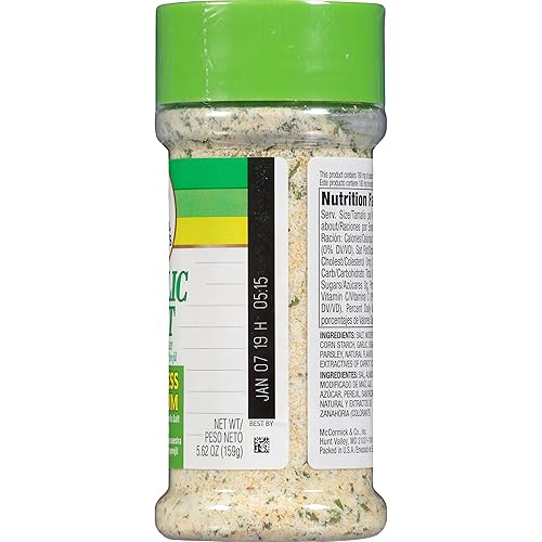 Miniatura 6 de Lawry's 25% menos de sal de ajo y sodio con perejil, 5.62 oz