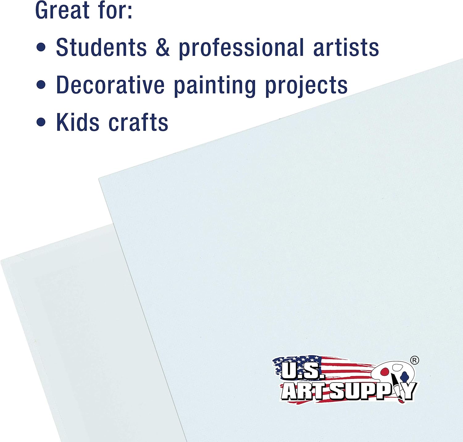 US Art Supply 5 X 5 inch Professional Artist Quality Acid Free Canvas Panel Boards for Painting 12-Pack (1 Full Case of 12 Single Canvas Board Panels) - Image 6