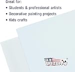 8 en x 8 in. Conseil de panneau en toile de coton d'artiste professionnel (12 Boîte)