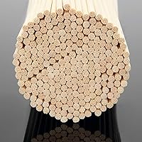 Vista 2 de Reed Diffuser Sticks,7.5 Inch Natural Rattan Sticks,Diffuser Refills,Essential Oil Aroma Diffuser Replacements Sticks (Natural Color)