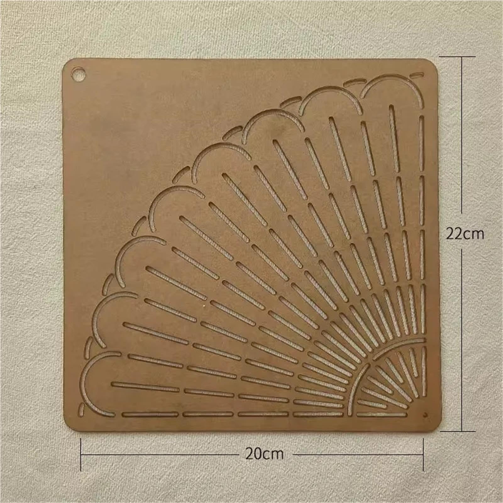 Plantilla De Plantilla Sashiko En Forma De Abanico | For bordado de tela, tallado DIY