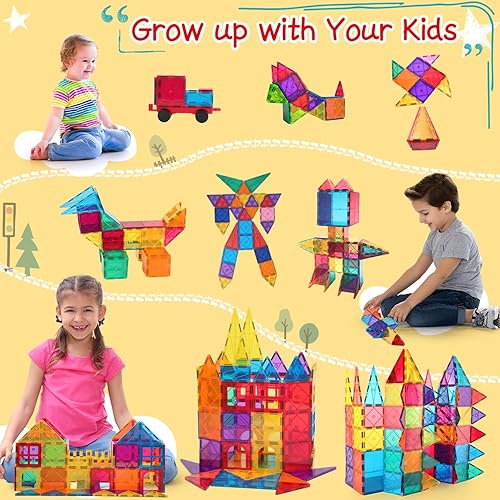 Miniatura 2 de 64 piezas de bloques de construcción magnéticos, juguete educativo STEM para niños, palos y bolas de aprendizaje Montessori, juguetes de actividades