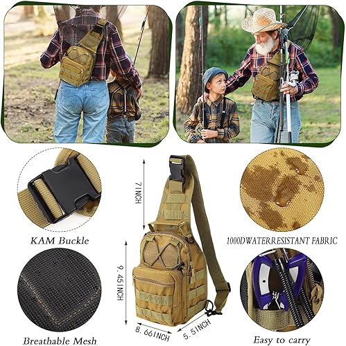 Miniatura 3 de Sosation Kit de herramientas de pesca de 134 piezas, kit de alicates de pesca, equipo y equipo de pesca, incluye removedor de anzuelos, señuelos de