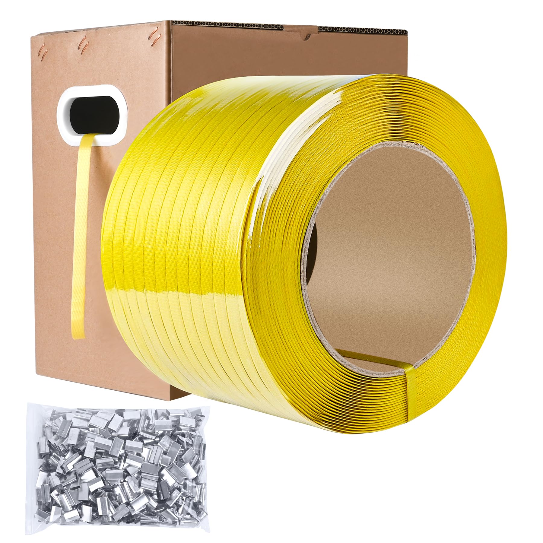 Heavy Duty Pallet Strapping Kit - 3500FT & Tool -11