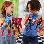 MixMashers Marvel Iron Spider Custom Spider-Man Mix-and-Match Deluxe Action Figure & Accessories, 5-Inch-Scale (12 cm) Super Hero Toys, Ages 4+