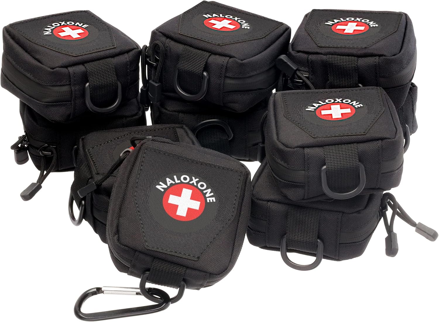Naloxone Belt Pouch for Opioid Overdose Kits | Professional Belt Attachment | Custom Designed to Hold Two Naloxone Nasal Sprays & Accessories | Naloxone Not Included