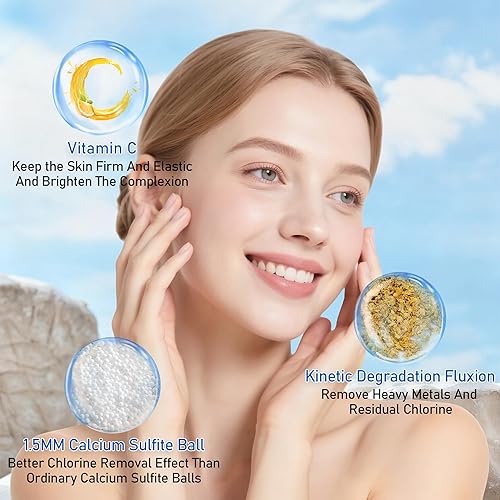 Miniatura 3 de Filtro de ducha de metal de alta calidad con vitamina C, material de acero inoxidable 304, agua blanda limpia, elimina el 99% de cloro, mejora tu