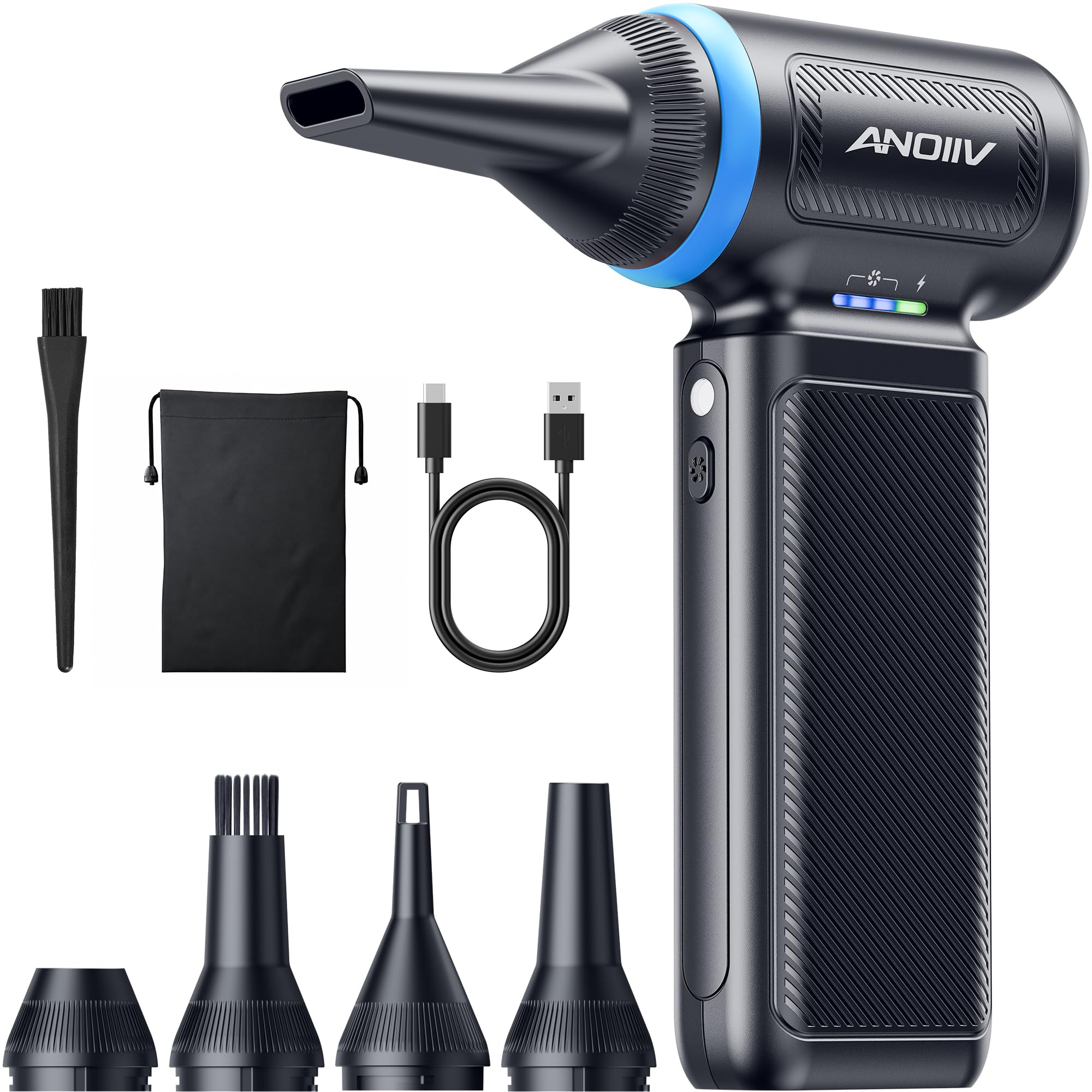 Electric Air Duster - 3 Speed, 5 Nozzles -14 Electric Air Duster - 3 Speed, 5 Nozzles -14