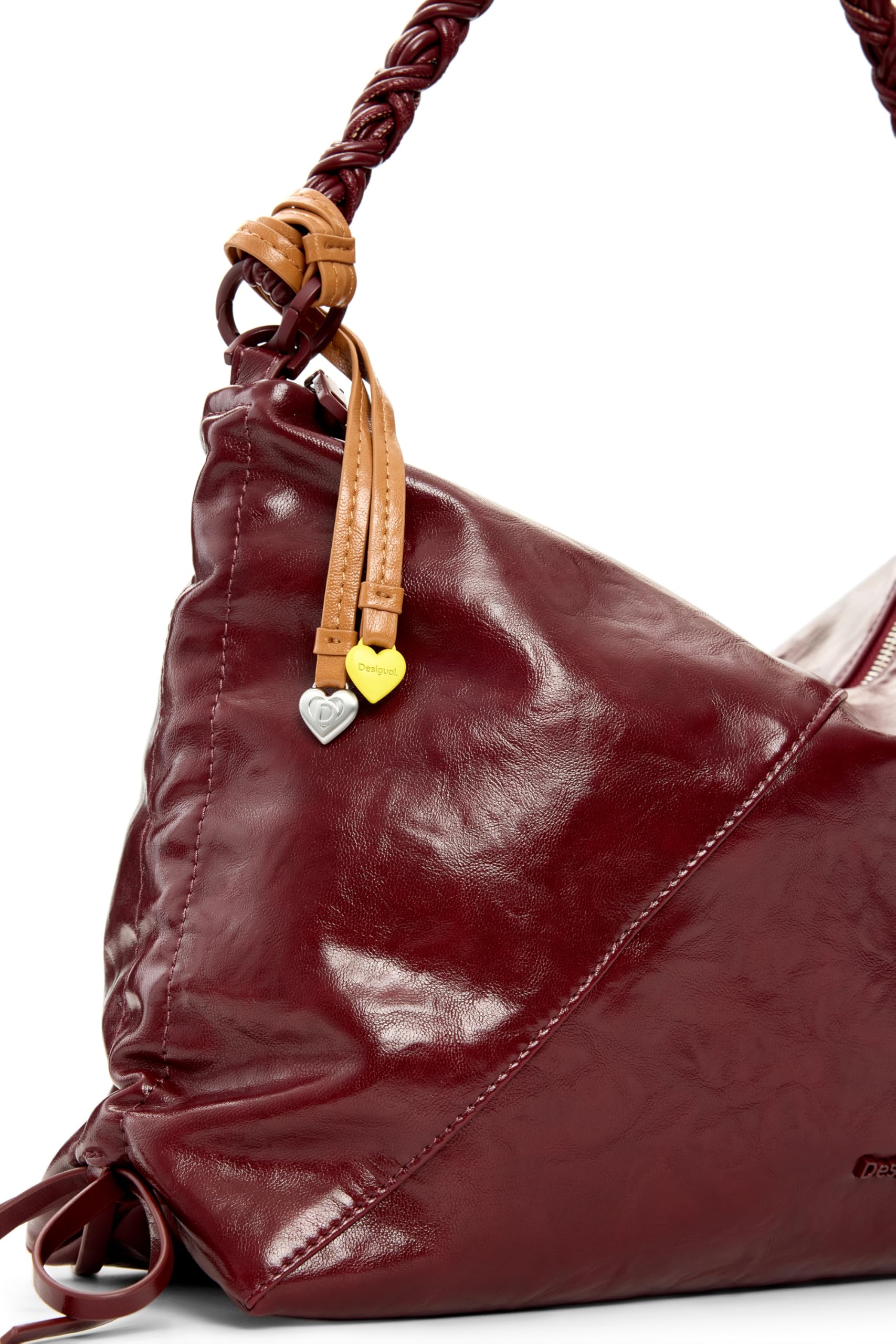 Desigual borsa a tracolla Rodio Leiria Shoulder Bag Garnet bordeaux