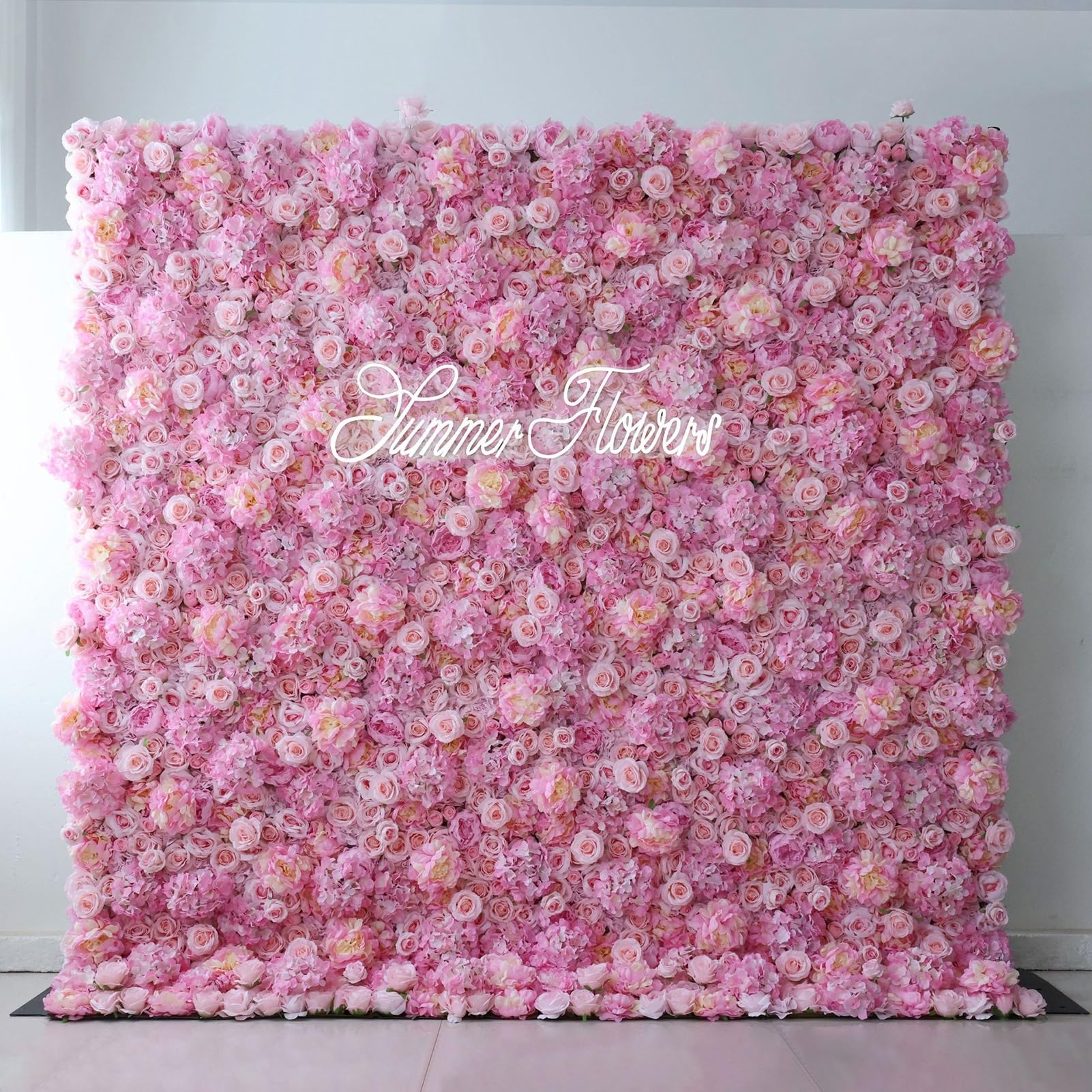 Pink Flower Wall Panels