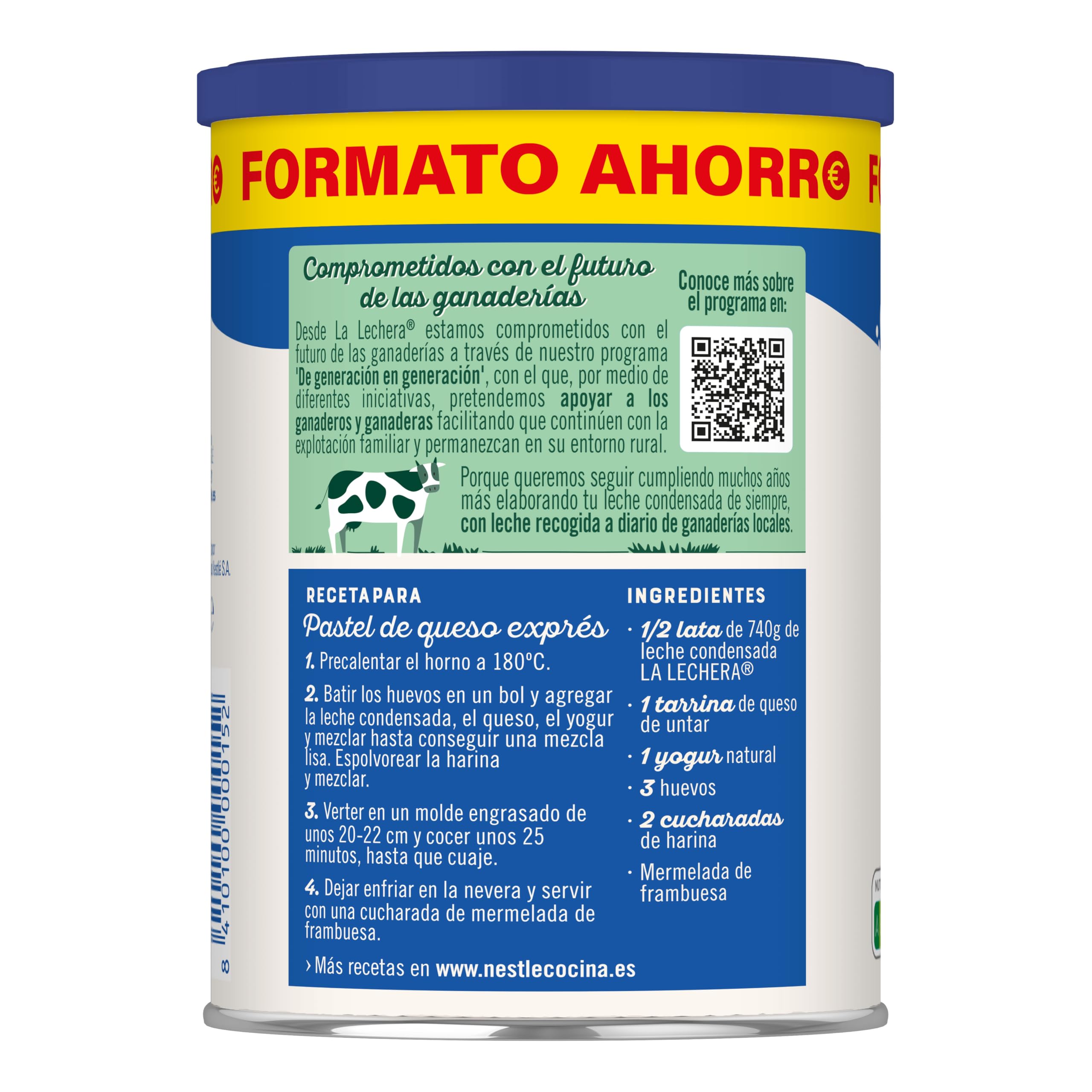 La Lechera Leche Condensada Entera 740 g Lata