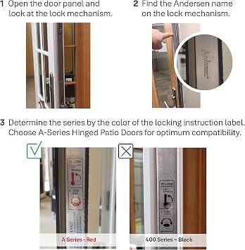 Yale Assure Lock for Andersen Patio Doors, Black
