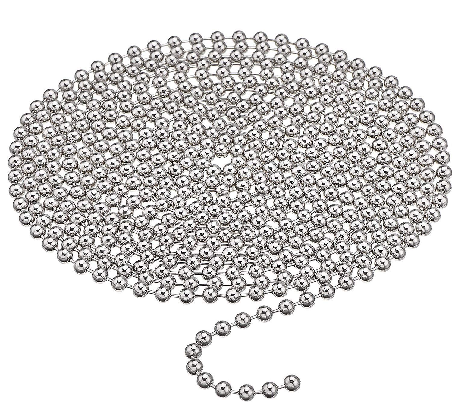 EveryHome Roller Blind Beaded Pull Control Chain Metal (4.5mm) (10M)