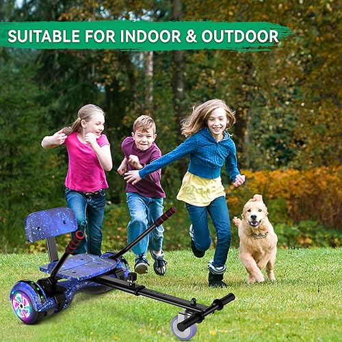 Miniatura 6 de Patinete CBD con luces LED coloridas, ruedas de 6.5", scooter eléctrico de motor dual de 300W para niños, niñas, niños, adultos, todas las edades