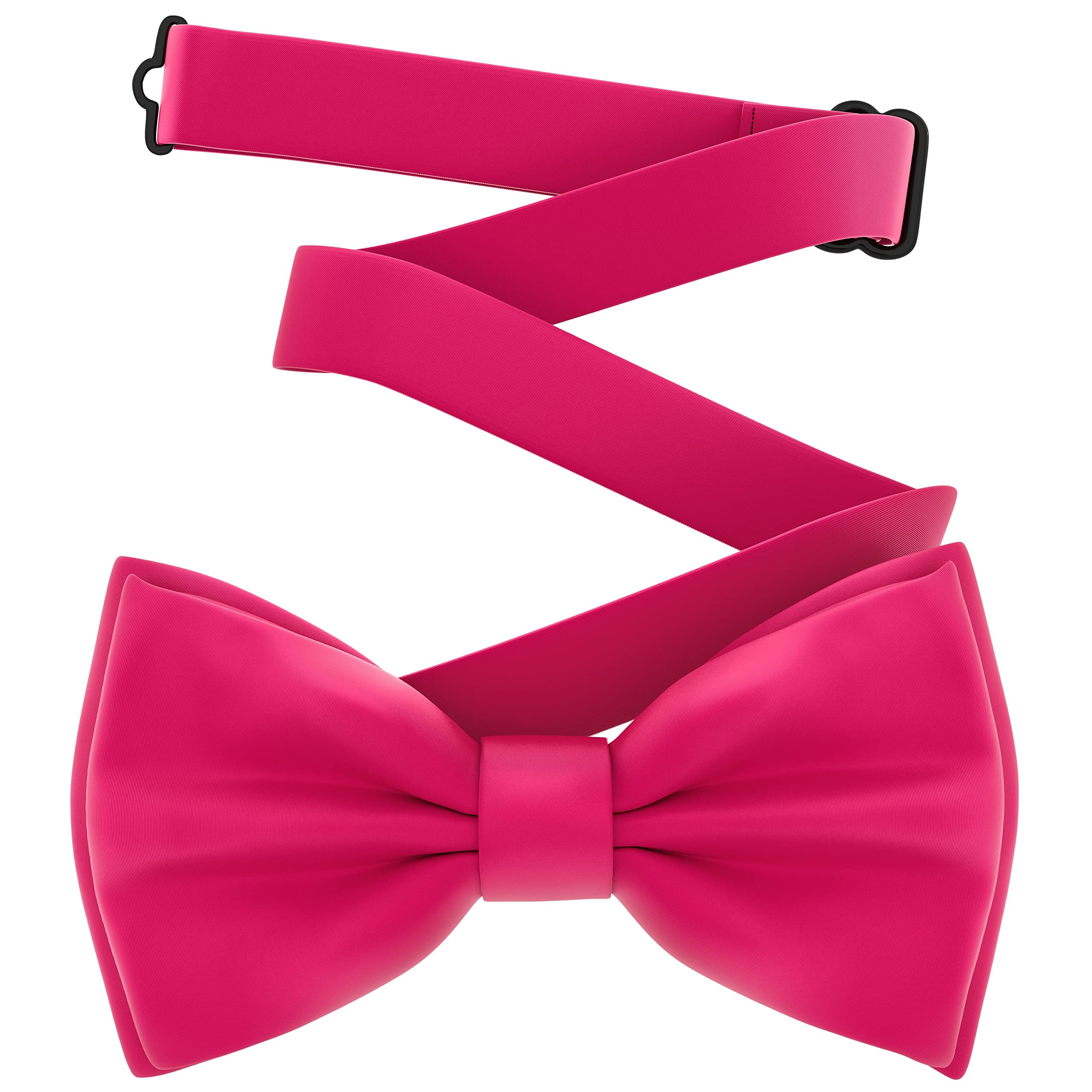 Adam Young Men's Bow Ties Pre-Tied Style Formal Satin Classic Bowtie for Tuxedo Faux Silk