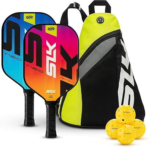 Selkirk Sport Pickleball Paddles Set of 2 | Designed in The USA | Choose The SLK Neo Graphite, SLK Neo Fiberglass Pickleball Set or SLK Atlas Pickleball Bundle