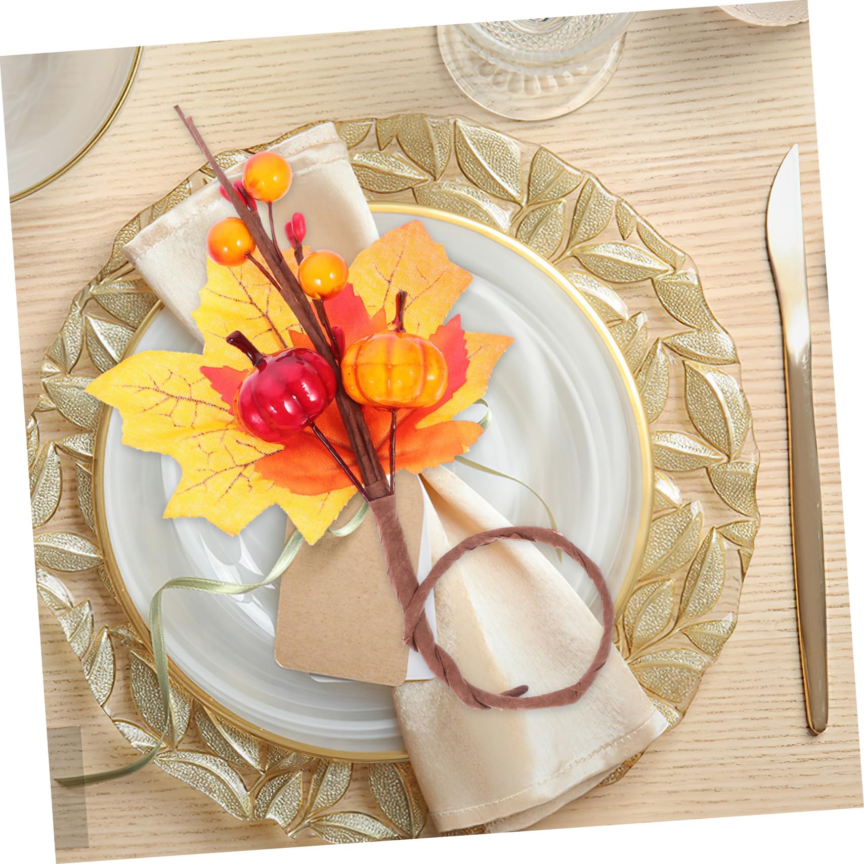 Alipis 60stücke Teiliges Napkin- Mit Kunst-Maple-Design Für Herbstliche Tischdekoration Bei Festen Und Familienfeiern
