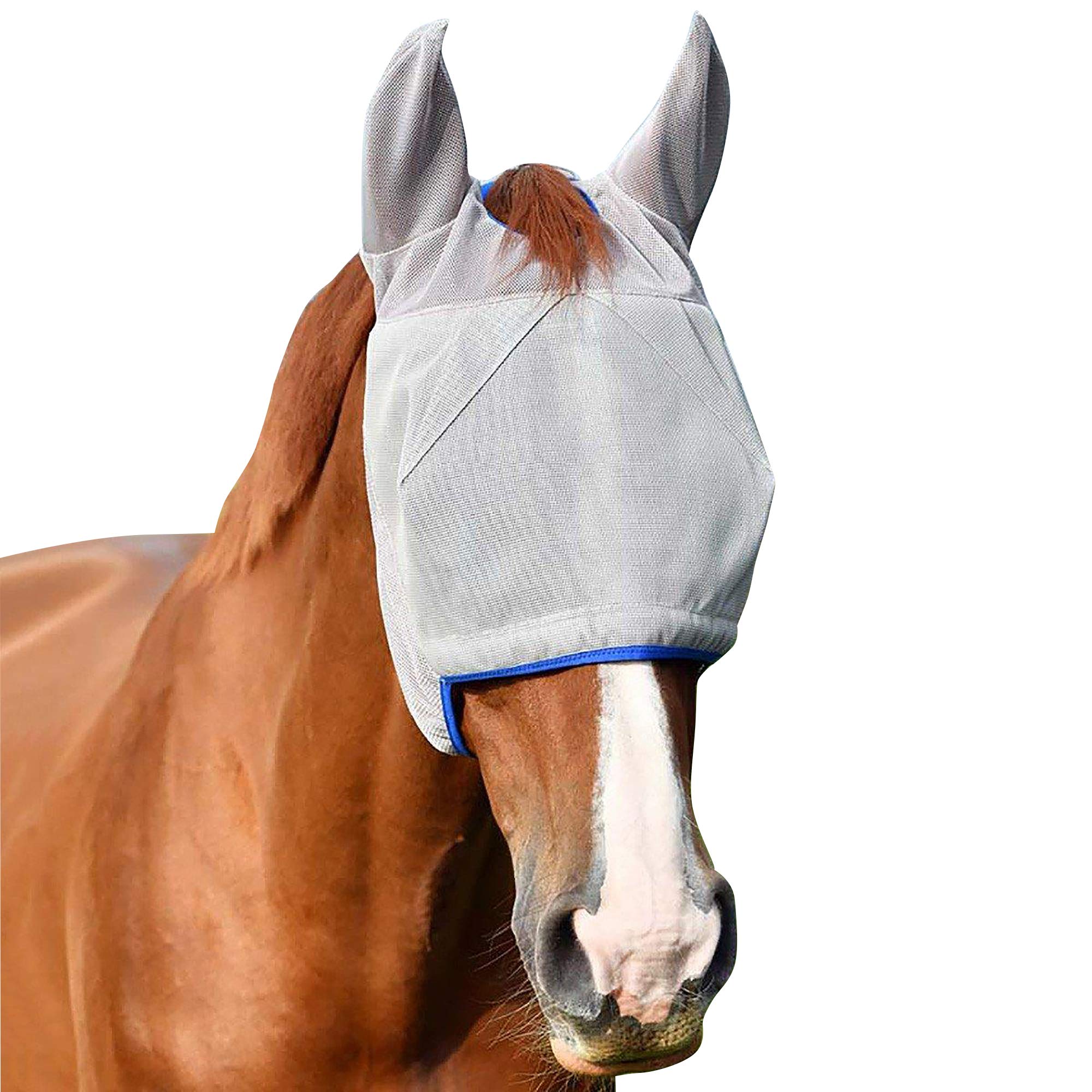 Equilibrium Field Relief Midi With Ears Fly Mask Small Grey Blue