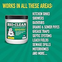 Vista 5 de Bio-clean Antiséptico antibacteriano para drenaje (2 lb)