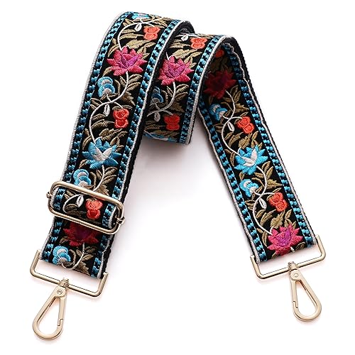 S-Jacorry Purse Strap Replacement Crossbody Wide Shoulder Strap Adjustable Canvas